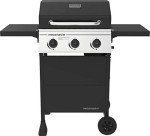 Megamaster 3-Burner Gas Grill with Side Tables