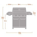 Monument Grills 4-Burner Propane Gas Grill