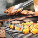 17-Inch Stainless Steel BBQ Grill Tongs