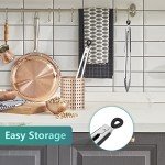 17-Inch Stainless Steel BBQ Grill Tongs