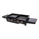 Royal Gourmet 4-Burner Portable Gas Grill Combo