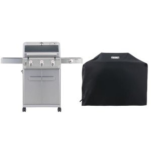 Monument 3-Burner Propane Gas Grill with Cover
