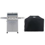 Monument 3-Burner Propane Gas Grill with Cover
