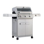 Monument 3-Burner Propane Gas Grill with Cover