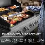 Lyromix 4-Burner Outdoor Propane BBQ Grill