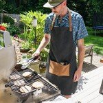 Foster & Rye Adjustable Canvas BBQ Grilling Apron