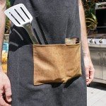 Foster & Rye Adjustable Canvas BBQ Grilling Apron