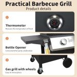 Cyphyja 3-Burner Stainless Steel Propane Grill