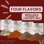 BBQ Pit Master Spice Rubs & Seasonings Set