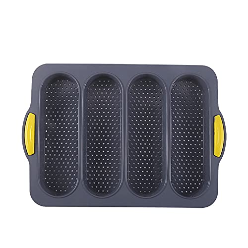 French Bread Loaf Pan Set with 4 Buns