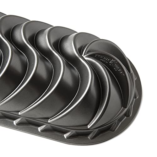 Nordic Ware Heritage Loaf Pan, 6 Cup, Graphite