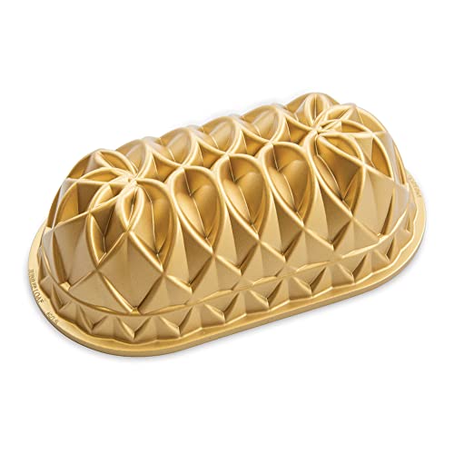 Nordic Ware Jubilee Loaf Pan in Gold, 6 Cup