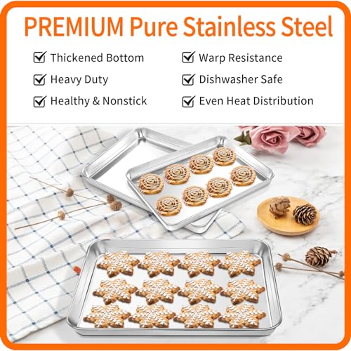 Stainless Steel Baking Sheet Set of 3