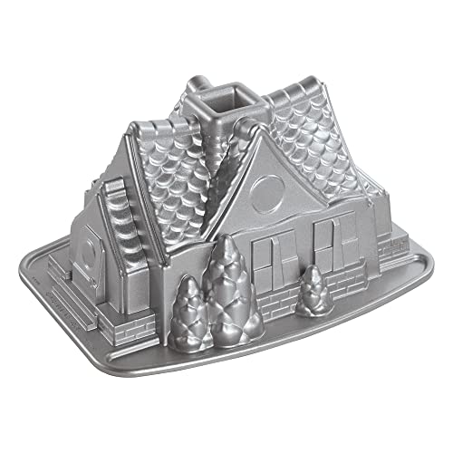 Nordic Ware Gingerbread House-shaped Bundt Pan