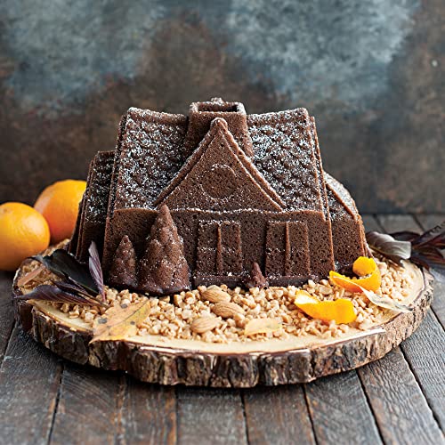 Nordic Ware Gingerbread House-shaped Bundt Pan