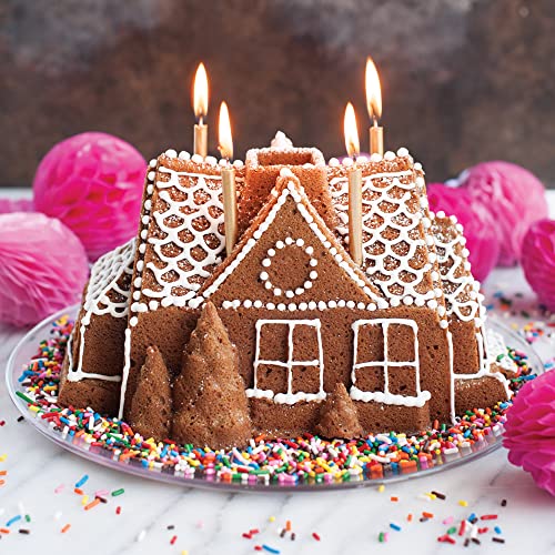Nordic Ware Gingerbread House-shaped Bundt Pan