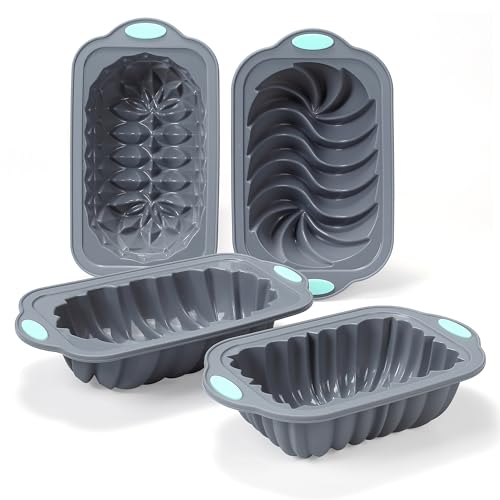 Non-Stick Silicone Loaf Pan Set for Baking Bread