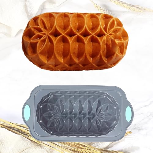 Non-Stick Silicone Loaf Pan Set for Baking Bread