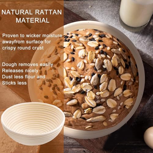 Artisan Sourdough Bread Making Kit with 2 Bannetons