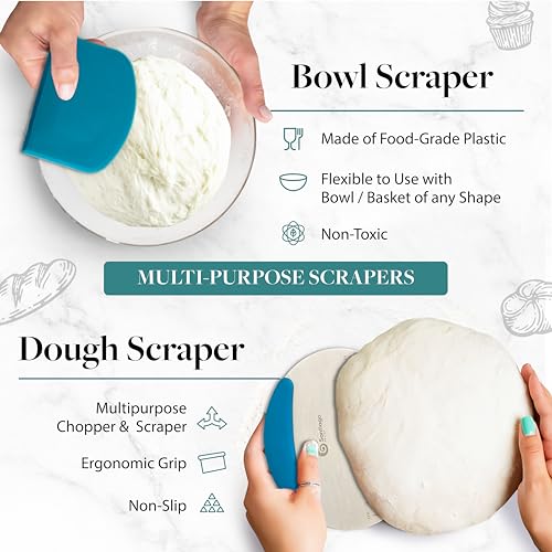 Santiago Design® Bread Proofing Basket Set | 14 Pieces