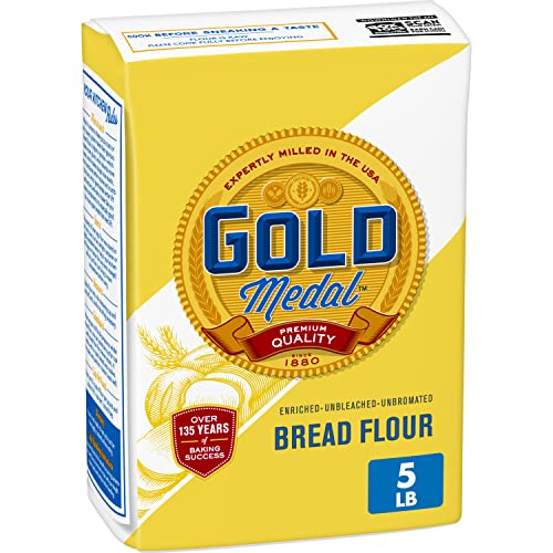 Gold Medal Premium Unbleached Bread Flour, 5 lb Bag