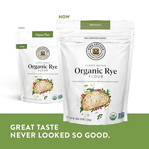 Organic Medium Rye Flour for Flavorful Breads & Goods