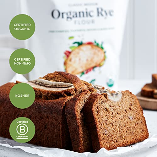 Organic Medium Rye Flour for Flavorful Breads & Goods