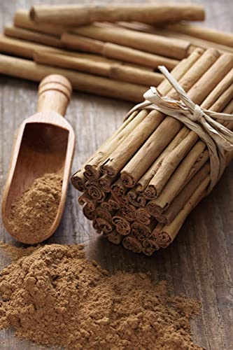 Organic Ceylon Cinnamon Powder, Raw Sri Lanka, 16oz