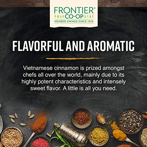 Frontier Organic Ground Vietnamese Cinnamon, 1 lb, Premium