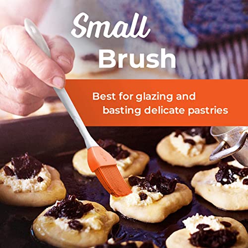 Silicone Pastry Brush Set: 2 Grid Basting Brushes