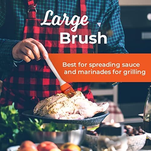 Silicone Pastry Brush Set: 2 Grid Basting Brushes
