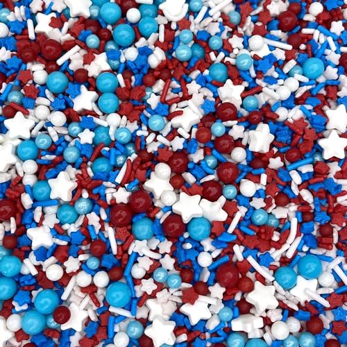 Blue Chocolate Sprinkle Jimmies | 4 oz | Non-toxic