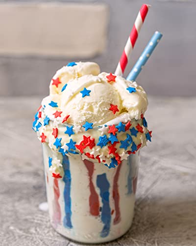 Patriotic Star Sprinkles - 10 Oz - Bulk Confetti