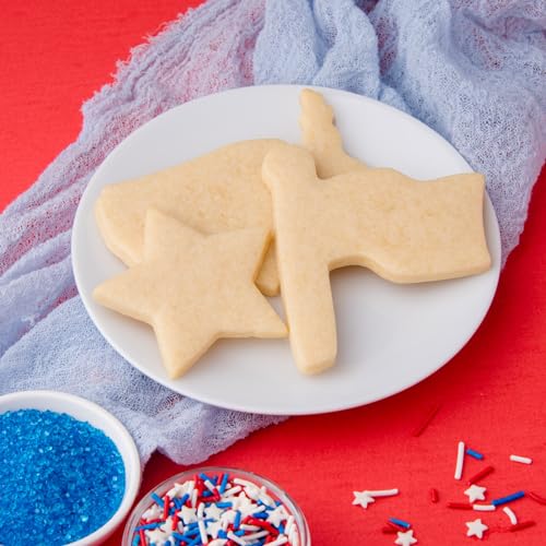 Patriotic Sprinkle Mix for Cake Decorations and Baking