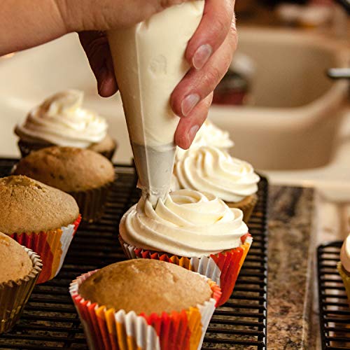 Tamodan 100PCS Disposable Piping Bags with 16" Tipless