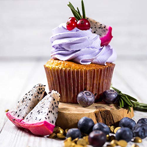 Caperci Natural Cupcake Liners 500-Pack, Food Grade & Grease-Proof