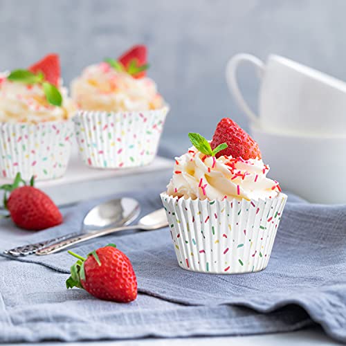 White Cupcake Liners - Pack of 200 Odorless Greaseproof
