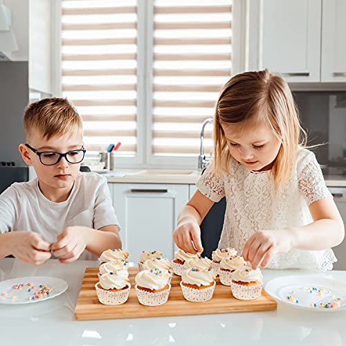 White Cupcake Liners - Pack of 200 Odorless Greaseproof