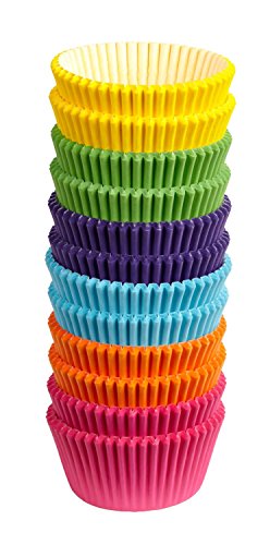 300 Count Wilton Standard Rainbow Bright Cupcake Liners