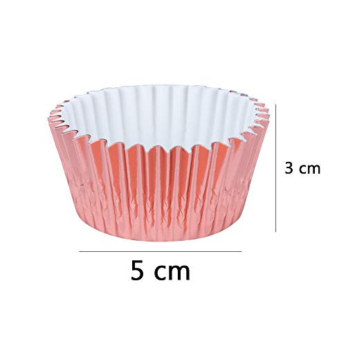 400 Foil Cupcake Liners in Assorted Metallic Colors