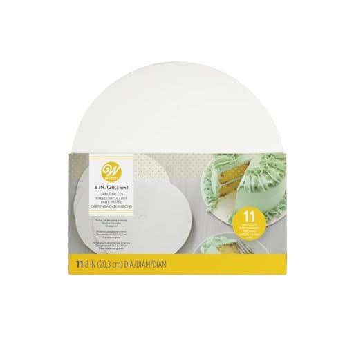11 White Round Cake Boards, Wilton Brand