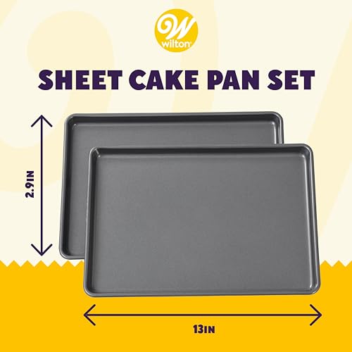 Wilton Easy Layers Rectangle Sheet Cake Pan, Set