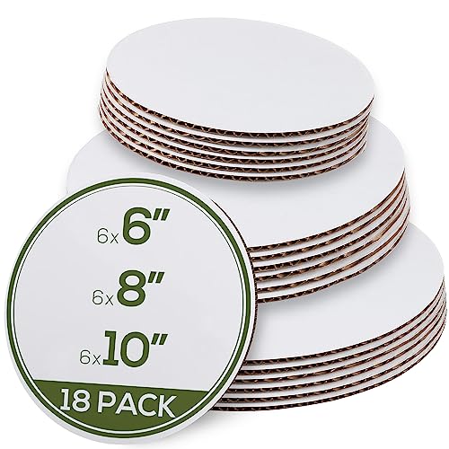 StarMar Cake Board Rounds Set - 6", 8", 10