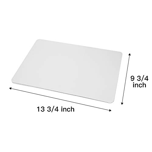 15 Pack White Cake Boards, 13.75" x 9.75