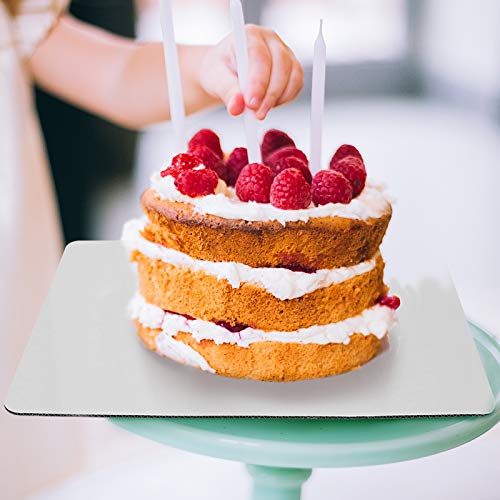 15 Pack White Cake Boards, 13.75" x 9.75