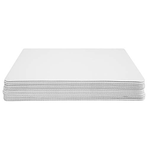 15 Pack White Cake Boards, 13.75" x 9.75