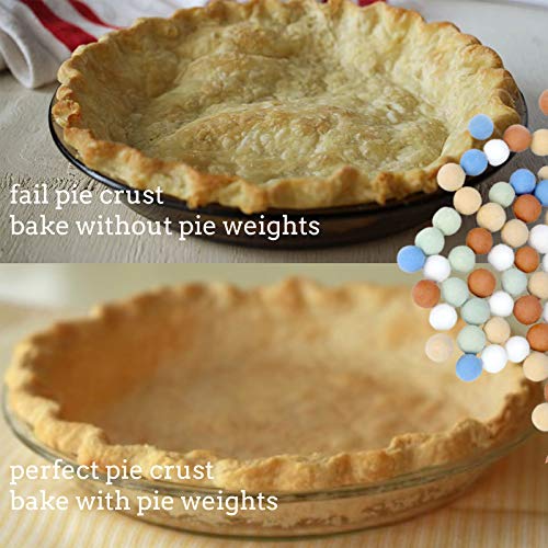 Colorful Ceramic Pie Weights for Baking Pie Pan