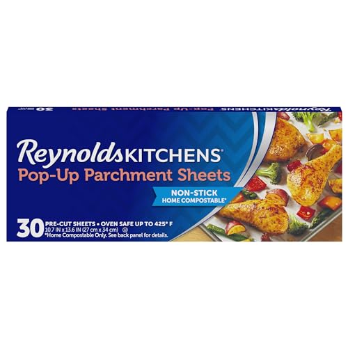Reynolds Kitchens Parchment Paper Sheets, 30 Pack