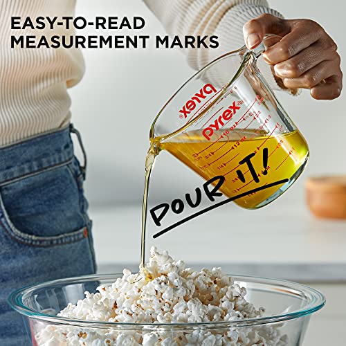 Pyrex Glass Measuring Cup Set - 1-Cup & 2-Cup