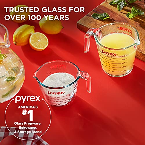 Pyrex Glass Measuring Cup Set - 1-Cup & 2-Cup
